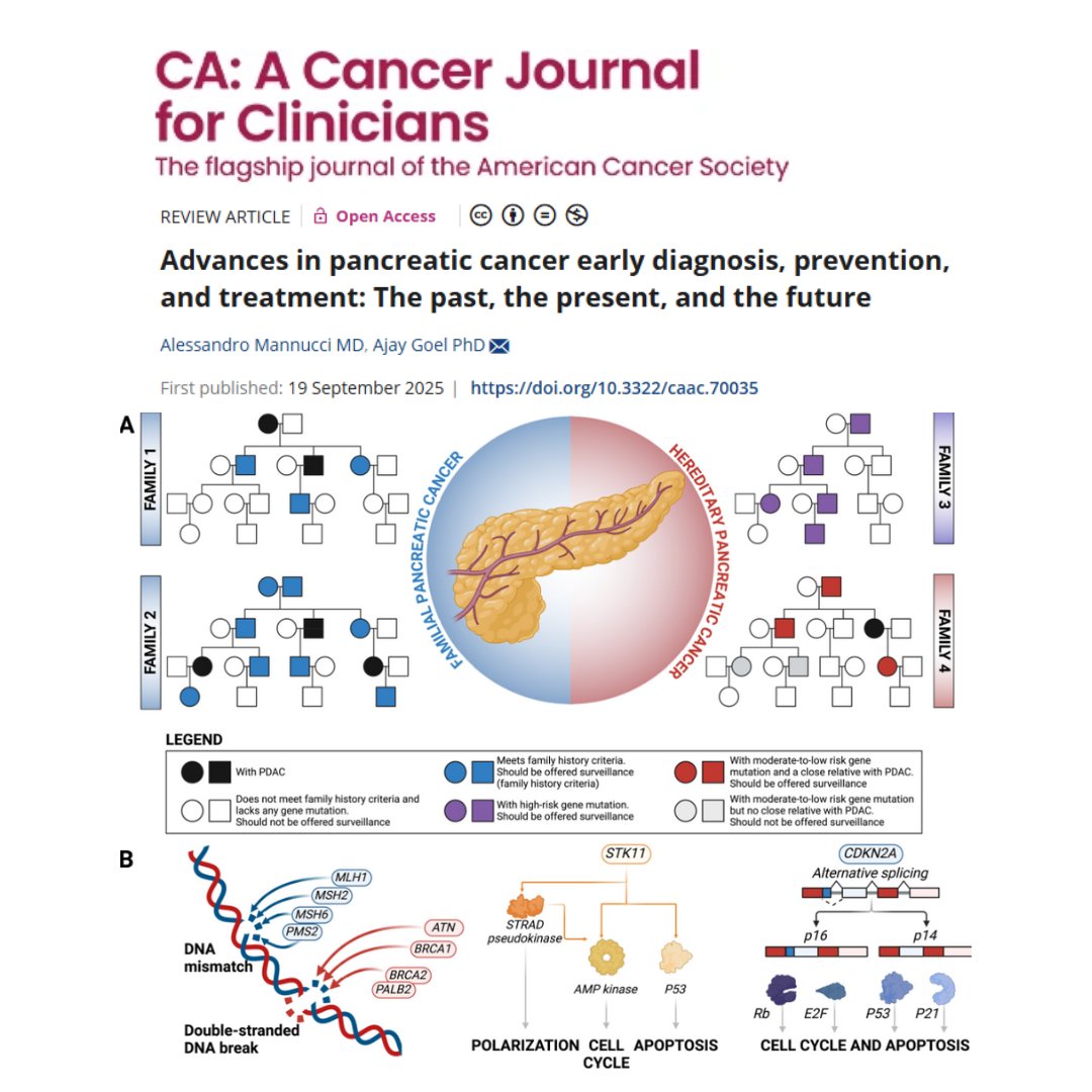 CA: A Cancer Journal for Clinicians (@cacancerjournal) on Twitter photo Pancreatic cancer is an aggressive disease with a dismal prognosis, largely due to late-stage diagnosis and therapeutic resistance. However, several breakthroughs in molecular profiling have led to the development of targeted therapies: acsjournals.onlinelibrary.wiley.com/doi/full/10.33…
<a href="/OncoAlert/">OncoAlert</a> #PancSM Pancreatic cancer is an aggressive disease with a dismal prognosis, largely due to late-stage diagnosis and therapeutic resistance. However, several breakthroughs in molecular profiling have led to the development of targeted therapies: acsjournals.onlinelibrary.wiley.com/doi/full/10.33…
<a href="/OncoAlert/">OncoAlert</a> #PancSM