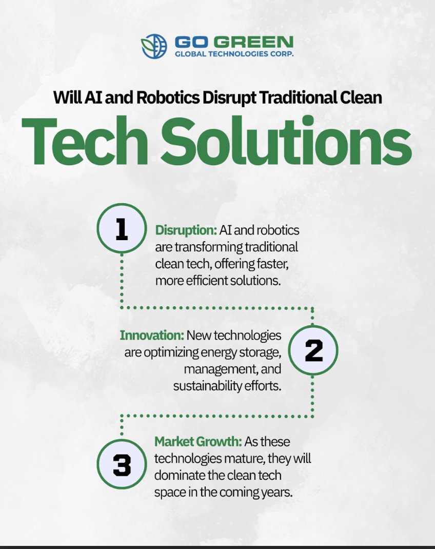 GoGreenGlobal1's tweet image. 🌍💡 The rise of intelligent infrastructure, driven by AI, robotics, and clean tech, is revolutionizing investment strategies! $GOGR opportunities for #sustainablegrowth and efficiency are endless. 🚀 #IntelligentInfrastructure  #InvestSmart  
gogreen-tech.org