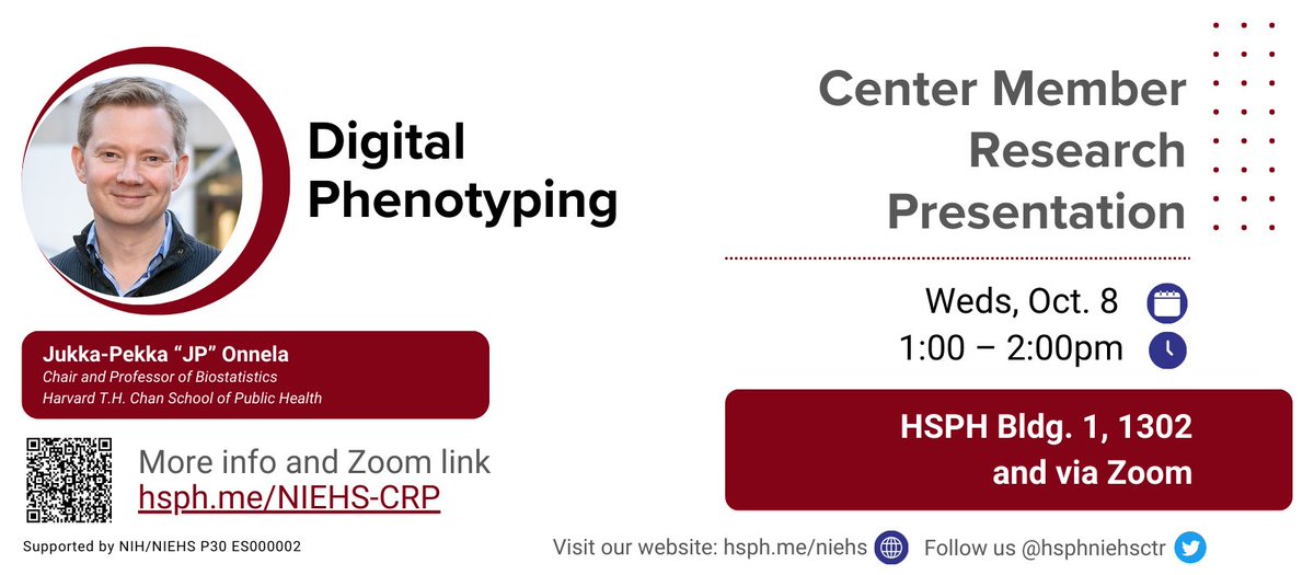 Harvard Chan NIEHS Center for Environmental Health tweet media