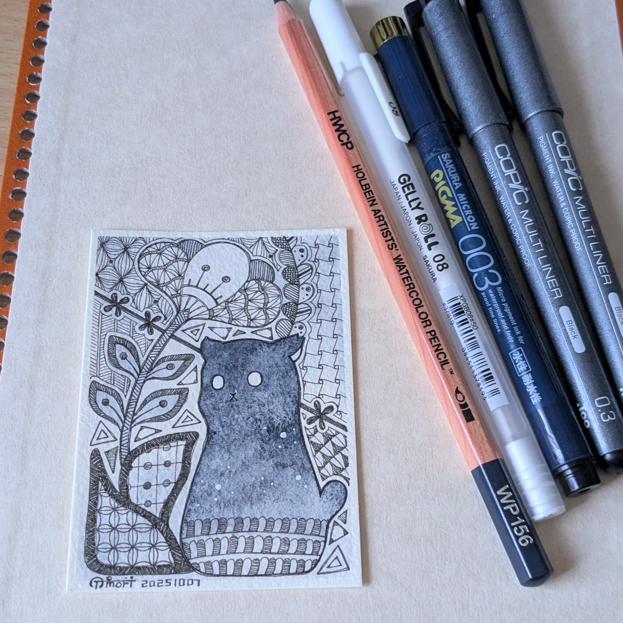 鉛筆画「My rainy day」　B5大サイズ 碧杜たまき on X: 