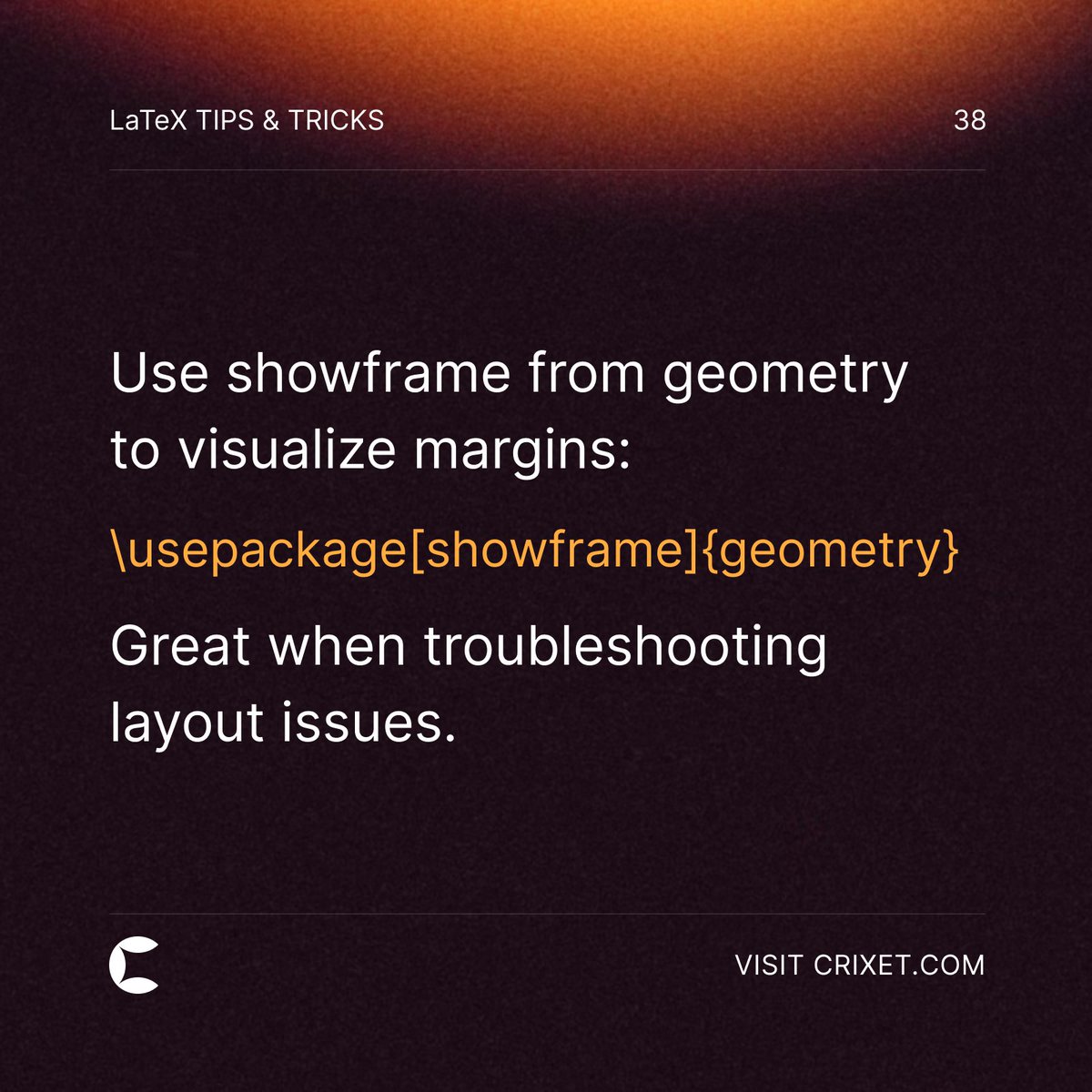 Crixet - Free, modern LaTeX editor tweet media