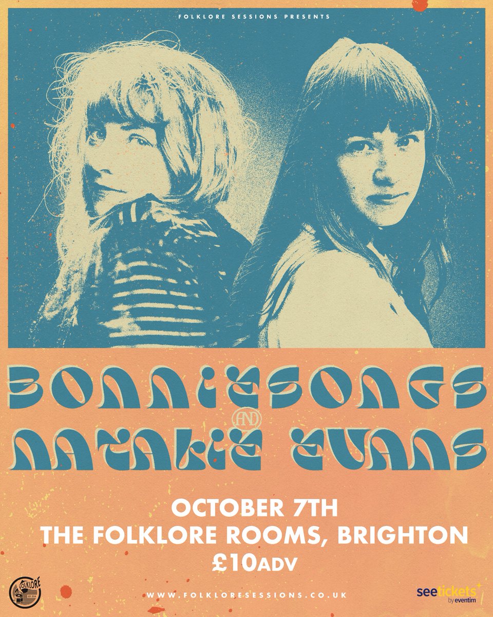 ⚡TONIGHT <a href="/folklorerooms/">The Folklore Rooms</a>⚡

Bonniesongs + <a href="/nataliehevans/">Natalie Evans</a> 
seetickets.com/event/bonnieso…

"An artist to watch...I love this"
–LAUREN LAVERNE (6MUSIC)

“Really gorgeous... go out and buy her music now"
–GUY GARVEY (6MUSIC)

"It's gorgeous, isn't it!"
-MARK RADCLIFFE (6MUSIC)

FOLKLOREx