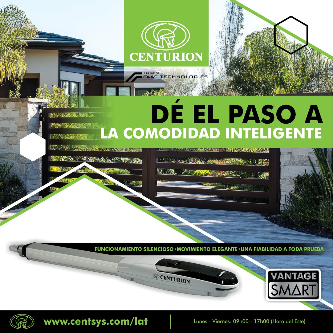 CentSys_Es's tweet photo. 𝗗𝗲́ 𝗲𝗹 𝗽𝗮𝘀𝗼 𝗵𝗮𝗰𝗶𝗮 𝘂𝗻𝗮 𝘃𝗶𝗱𝗮 𝗺𝗮́𝘀 𝘁𝗿𝗮𝗻𝗾𝘂𝗶𝗹𝗮.

Silencioso. Fluido. Sofisticado.

El motor abatible SMΔRT Serie V ha sido diseñado para hogares que valoran el confort, el diseño elegante y la tecnología confiable.

Disfrute de un funcionamiento silencioso y preciso, con un movimiento suave que realza la estética de su portón, al mismo tiempo que garantiza una apertura y cierre seguros, incluso en cortes de energía.

Controle su portón directamente desde su celular y acceda con total tranquilidad, sabiendo que su entrada está protegida con lo último en automatización.
Disponible ahora en CENTURION.

Porque incluso su portón merece un movimiento tan refinado como su hogar.

#CenturionSystems #CENTURION #SerieVSMART #MotorAbatible #AutomatizaciónInteligente #PuertasAutomáticas #PortónEléctrico #SeguridadConEstilo #SilencioEnMovimiento #TecnologíaQueProtege #DiseñoSofisticado #ControlDesdeElCelular #LATAM