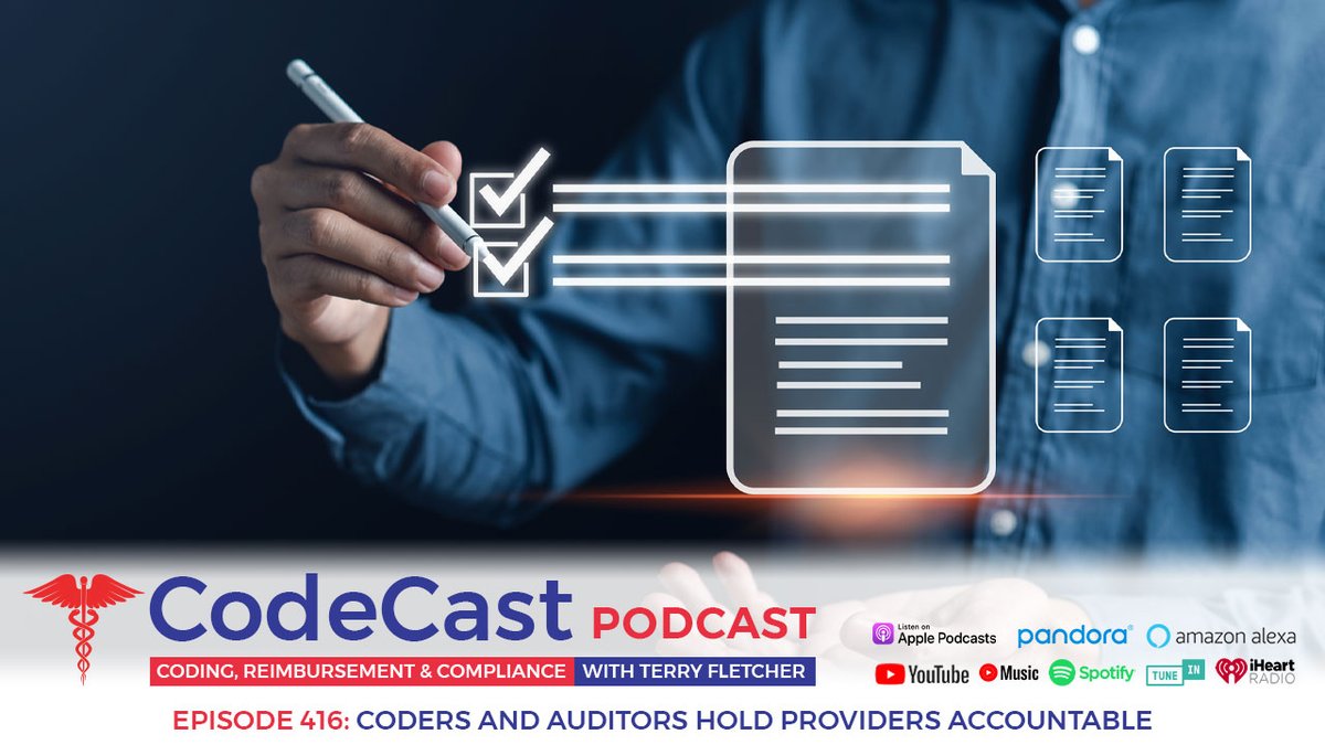 TerryCoder1's tweet image. Terry explores the critical role coders and auditors play in holding providers accountable. From reviewing clinical documentation and medical record notes to verifying patient eligibility, addressing cases where minors receive treatment without a parent present, and identifying…