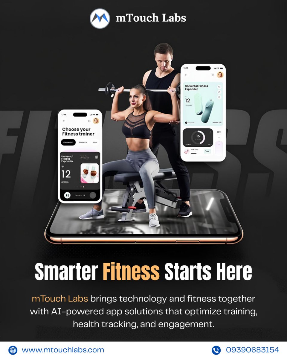 mTouchLabs's tweet image. Smarter Fitness Starts Here! 🏋️‍♂️
mTouch Labs combines AI &amp;amp; fitness to optimize your workouts, track health, and boost engagement—all in one app.

🌐 Learn more: mtouchlabs.com

📞 09390683154

#SmartFitness #AIWorkout #HealthTech #mTouchLabs