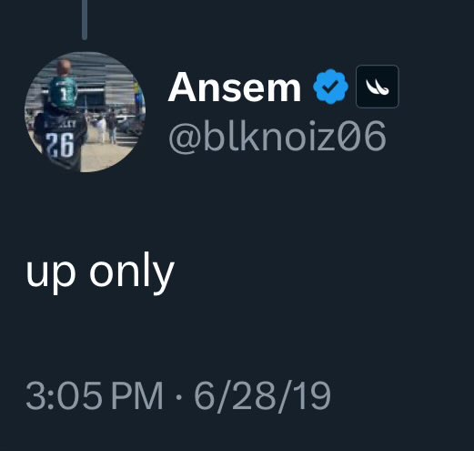 cometcalls's tweet image. The first uses of “up only”

Coined by @blknoiz06 in 2019