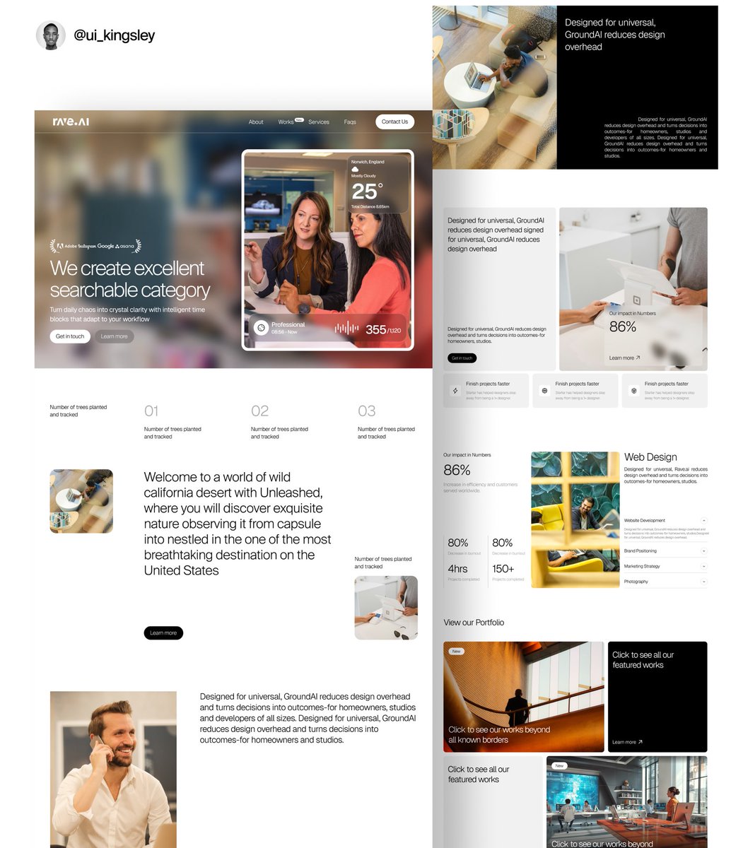 ui_kingsley's tweet image. Coming together really nicely. โจ
Available to take on new framer projects.
#framerexpert #framerdeveloper #FramerChallenge #framerwebsite