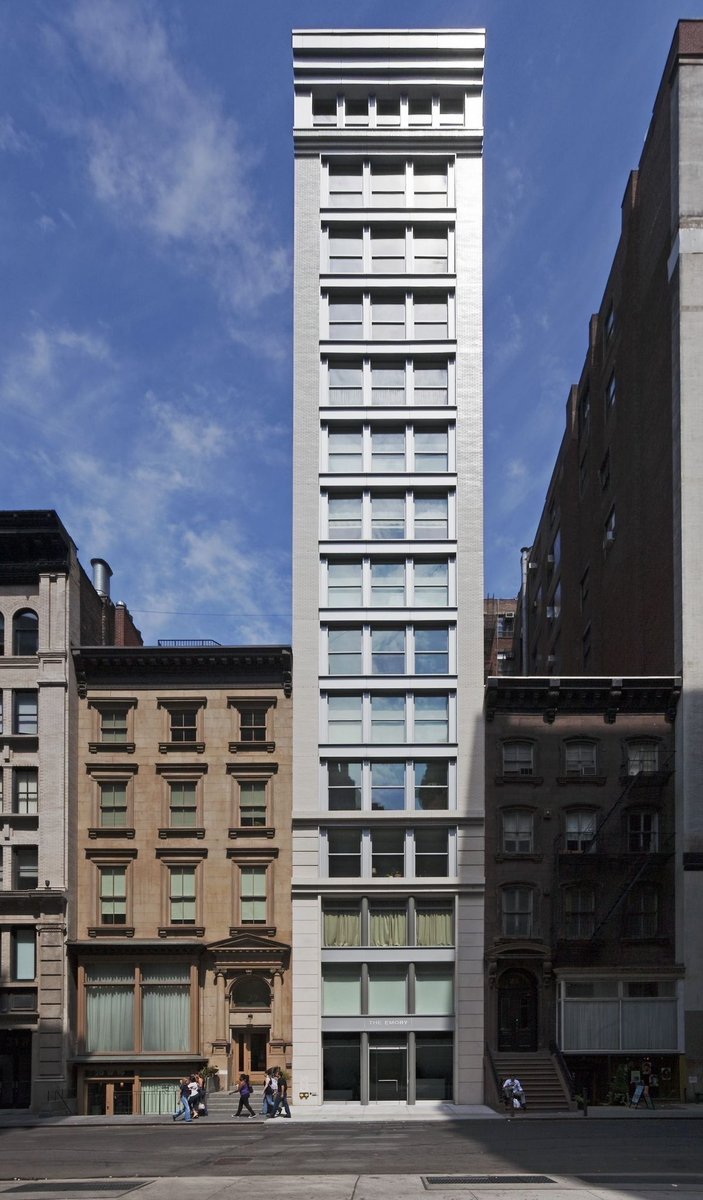 donnelly_b's tweet photo. The Emory in New York by Morris Admi Architects. 15 floors. 14 apartments. 23,000 sf. Should more cities allow this form of housing? #globizen https://t.co/m6Tq4DtTys