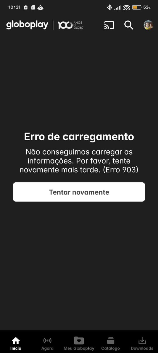 RodrigoDayrell3's tweet photo. @globoplay  não estou conseguindo acessar o aplicativo 
Oq aconteceu??? https://t.co/xusSKGPo1H