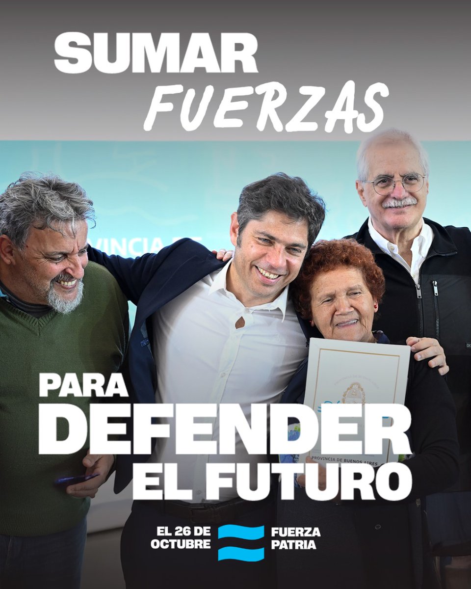 Fuerza Patria en la Provincia de Buenos Aires tweet media