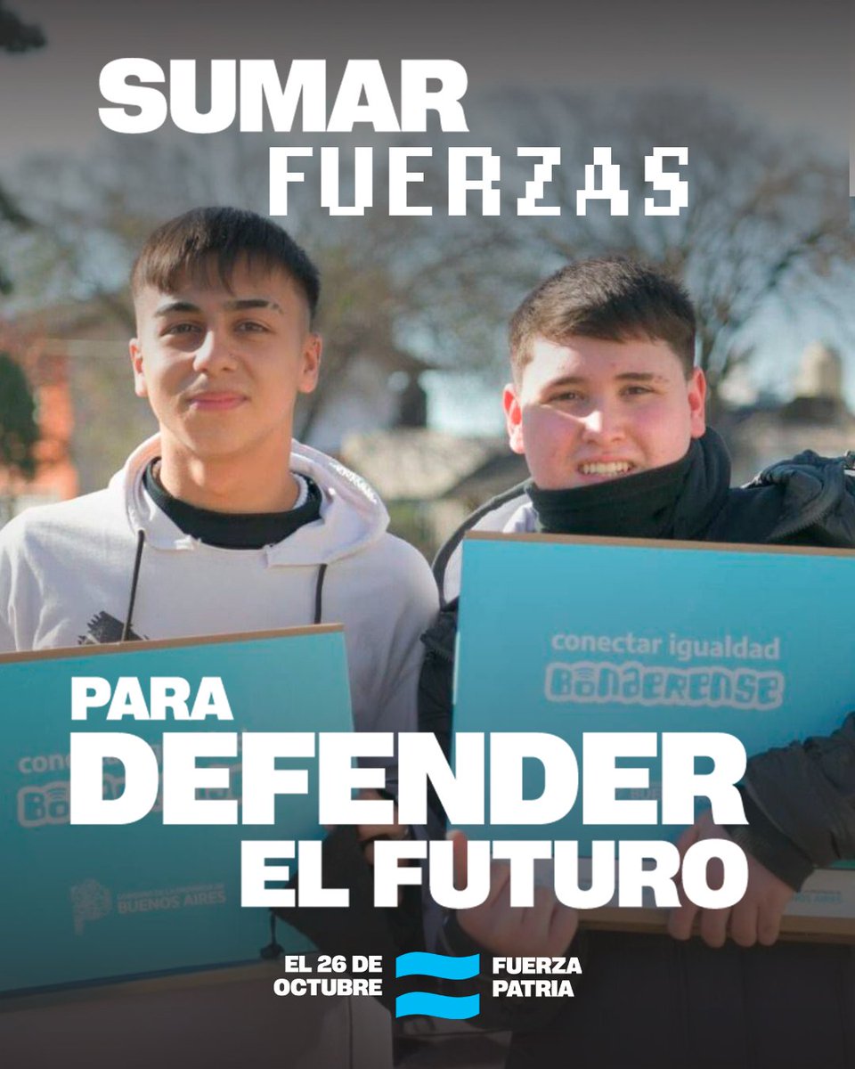 Sabemos lo que hacen ellos: endeudar, entregar, abandonar, mentir.

En octubre sabemos lo que tenemos que hacer nosotros: defender el Futuro.