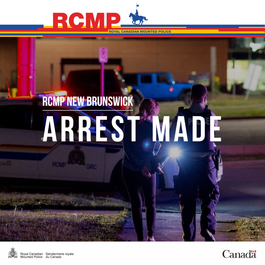 RCMPNB's tweet photo. RCMP quickly arrest man following attempted theft of dump truck #MainRiver https://t.co/HTrVdJppIl https://t.co/yRU1u58Rhl