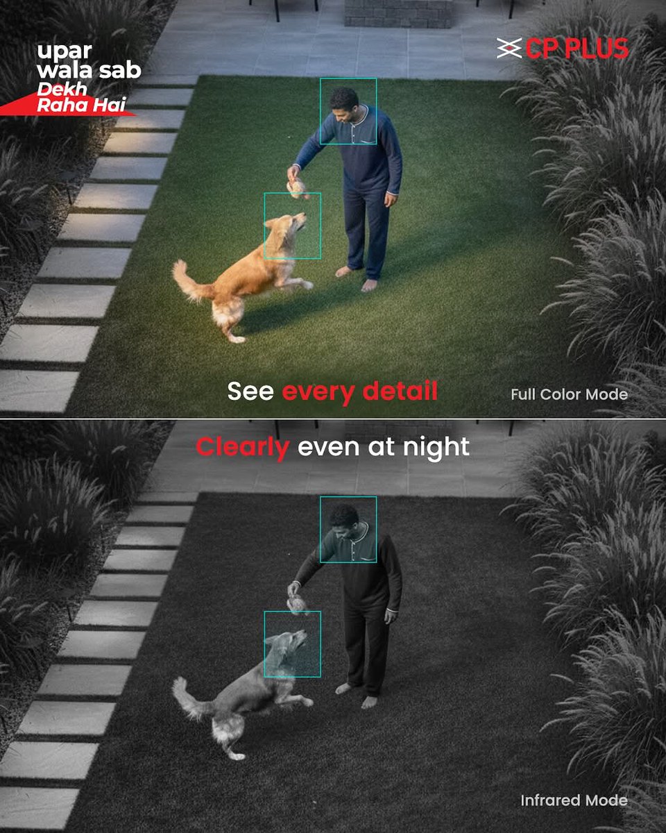 ArvindDacp's tweet image. cpplusworld When it comes to your home’s safety, clarity is everything.
With the CP PLUS CP-Z43Q, experience surveillance that never sleeps - capturing every frame in vivid colour and pinpoint detail, even under the cover of darkness.
#CPPLUS