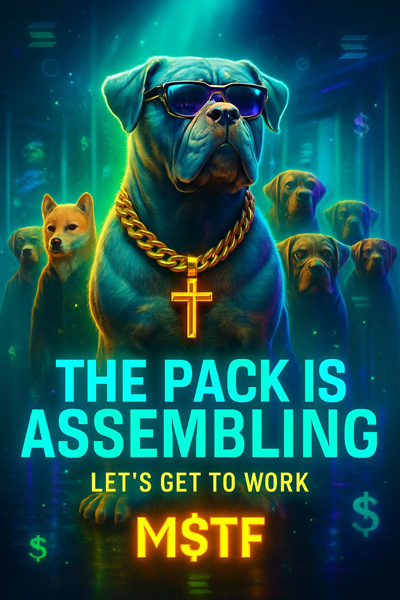 0x_adex's tweet image. 🔥🐾 THE HOUNDS ARE GATHERING 🐾🔥

⚡ Formation locked. Targets clear. ⚡
💎 Every howl, every hold — fuels the climb. 💎
🐶 $MSTF doesn’t step back — only forward 🚀

🔗 Grab yours: jup.ag/tokens/Cq5NZrj…

#MSTF #SOL #Crypto #Memecoin #NextLevel #DeFi #Moonshot
@MSSTFcoin
