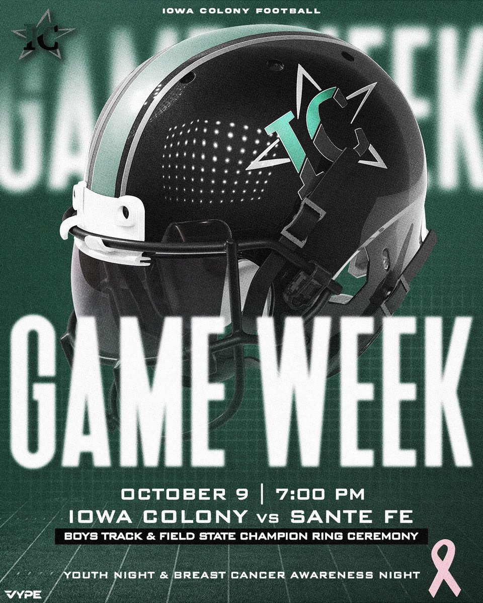 Iowa Colony Football tweet media