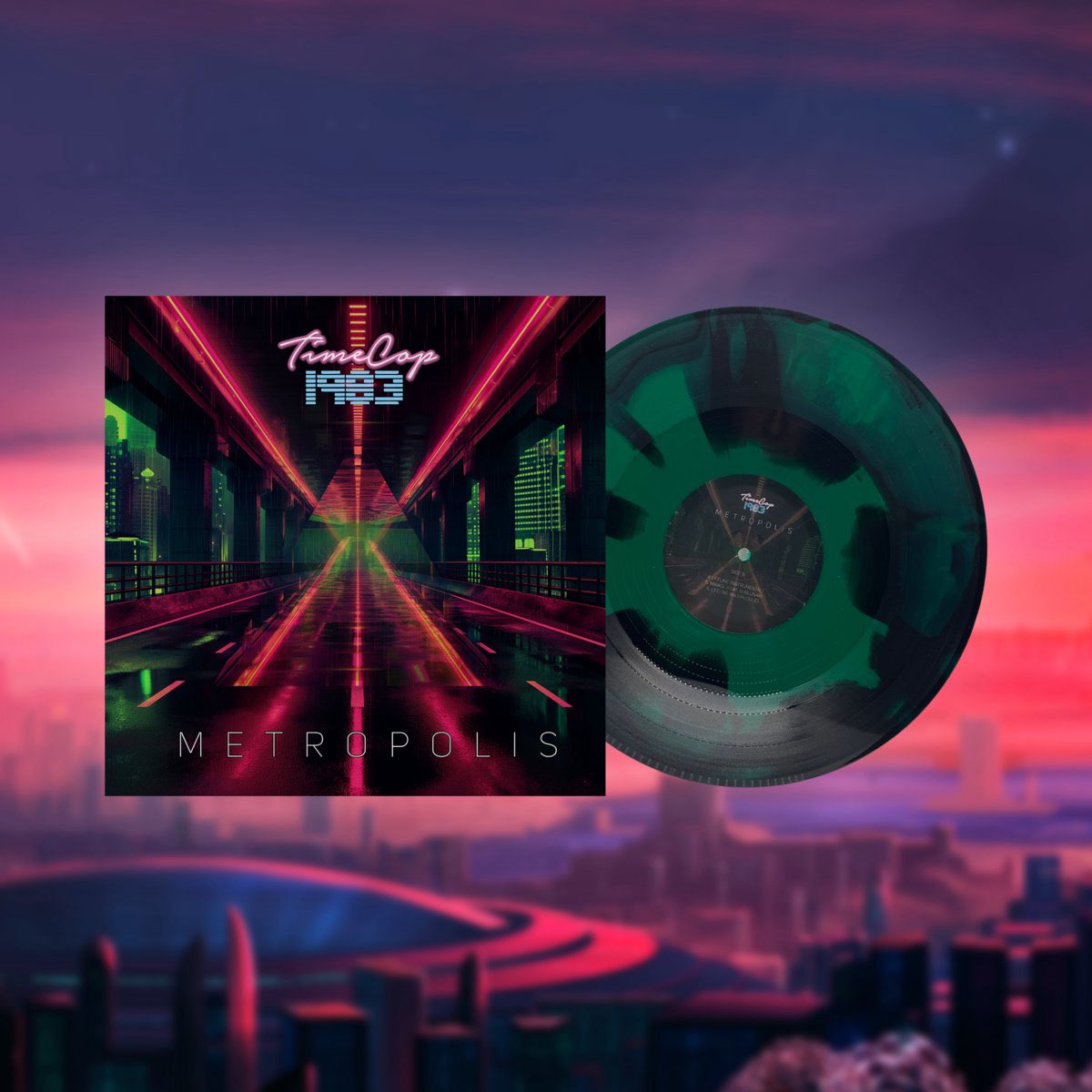 TimeSlaveRec's tweet image. *19 Copies Remaining*
‘Metropolis’ by @Timecop1983 - Vinyl Repress

timeslaves.bandcamp.com/album/metropol…

- Green &amp;amp; Black Sunburst Effect Vinyl
- Gloss Finish Sleeves
- Pressed in the UK by Press On Vinyl
- In Stock &amp;amp; Shipping Immediately