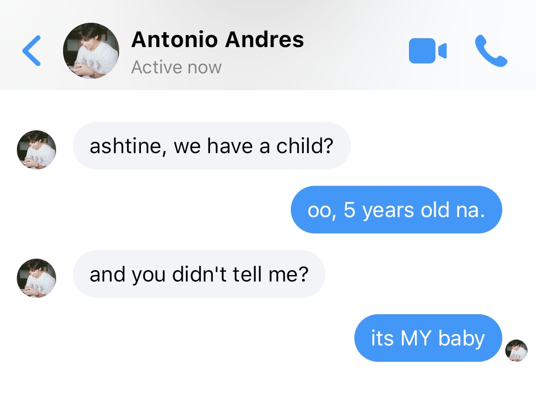 what if an ashdres au haha

yes, may anak sila. 5 years old na.