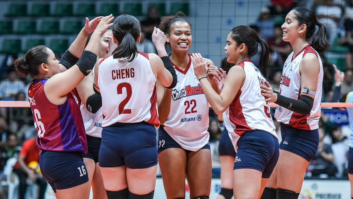 OneSportsPHL's tweet photo. SWEET SPOILER! 🍫

The Choco Mucho Flying Titans spoiled Bella Belen’s pro debut, sweeping the Capital1 Solar Spikers in a thrilling opening-day showdown at the 2025 PVL Reinforced Conference.

#PVL2025

https://t.co/kQ0nYa0lHU https://t.co/rgWlVVMYJV