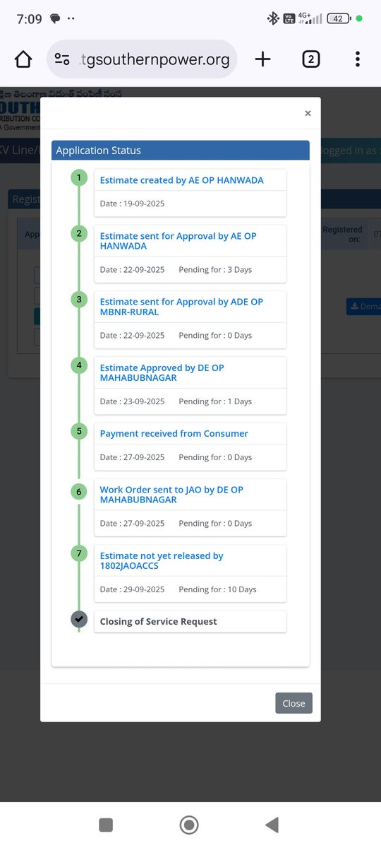 iraoramesh's tweet photo. @se_op_mbnr @tgspdcl I think JAO, accounts, Mahabubnagar TGSPDCL intentionally keeps the case pending. Very slow service from Mahabubnagar Electricity Department. @TelanganaCMO could you please intervene and settle the issue. https://t.co/lNSOks0iUv