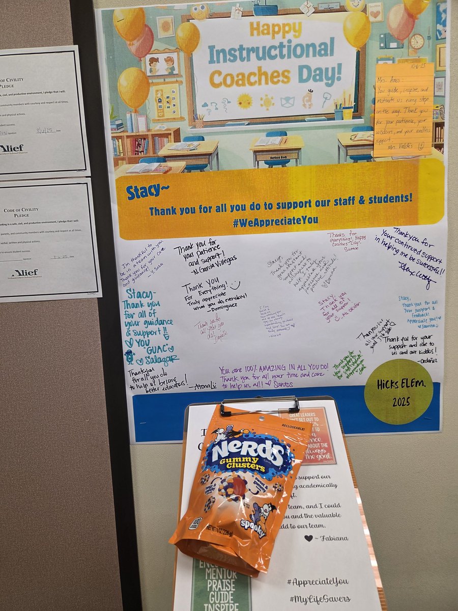 Feeling honored as a instructional coach that makes a difference. Thank you! <a href="/MatturroMEd/">FαႦιαɳα Mαƚƚυɾɾσ</a> <a href="/HicksTigers/">Hicks Elementary</a> #KindWords