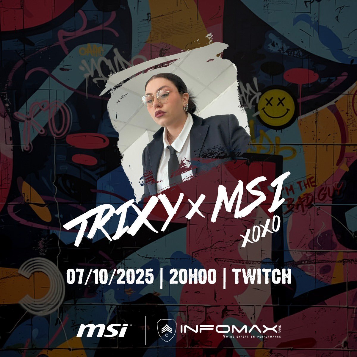 Nouveau décor, nouveau PC, nouvelle aventure pour <a href="/Xo_Trixy/">Trixy</a> ! 
On monte son setup en live dès maintenant avec les bros de <a href="/Infomax_Paris/">Infomax Paris</a> : twitch.tv/xo_trixy