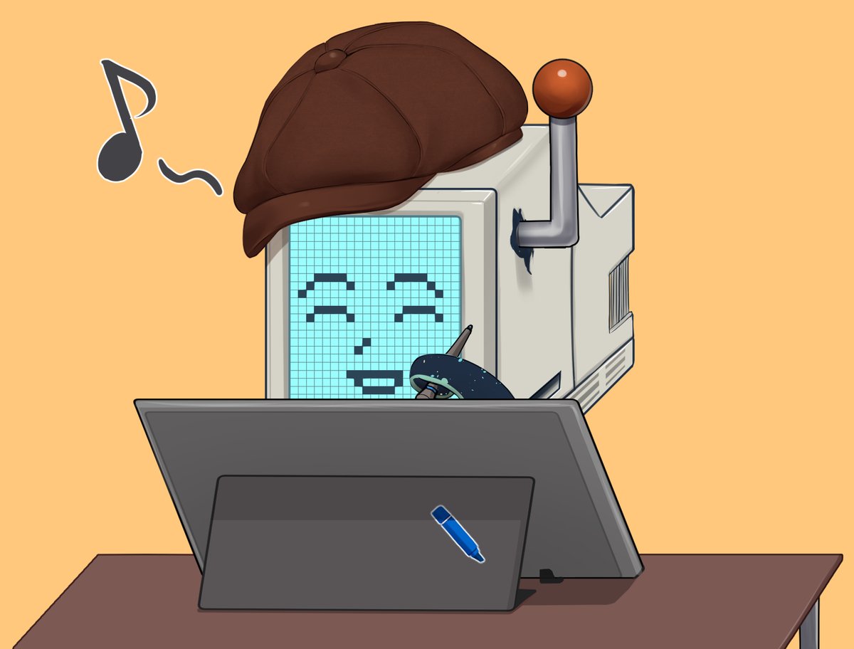 Descubrí que las Pen Display de 19 pulgadas son perfectas! Siguen siendo portables y tienen un área de trabajo suficientemente grande. Me encanta~