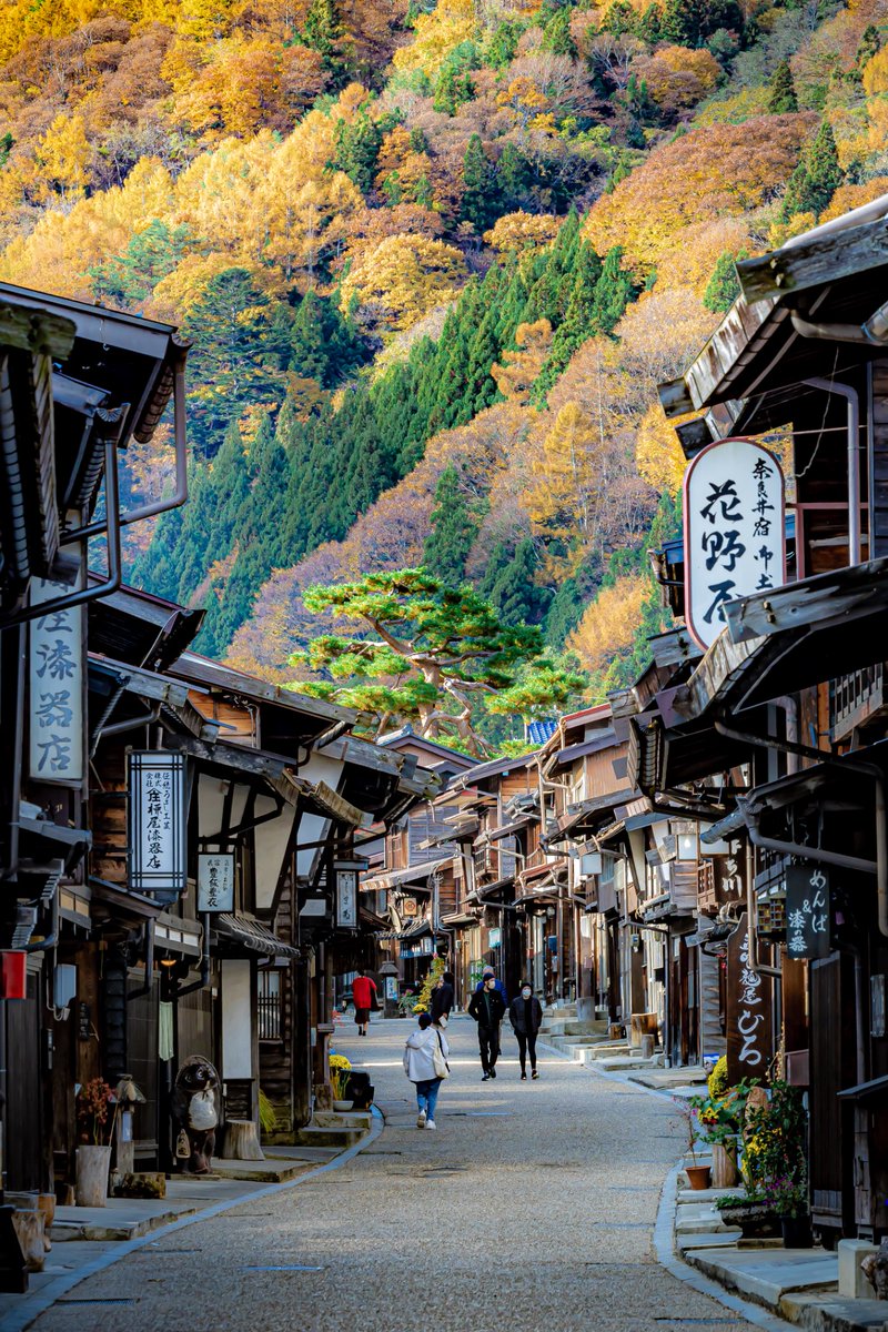 yuya0240's tweet image. 江戸時代にタイムスリップしたかのような宿場町