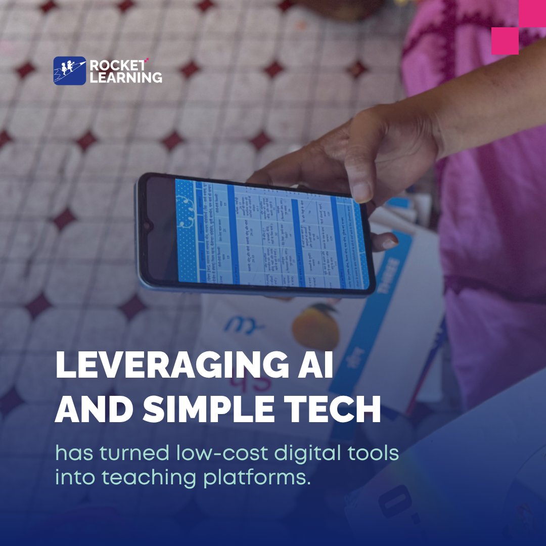 learning_rocket's tweet image. #RocketResearch | Our study across 5 states shows how simple tech is transforming ECCE. From training AWWs to engaging parents, the digital tools are revolutionising early learning. 

Join us as we work to reach 50 million underserved children by 2030.

#RocketLearning #ECCE #AWW