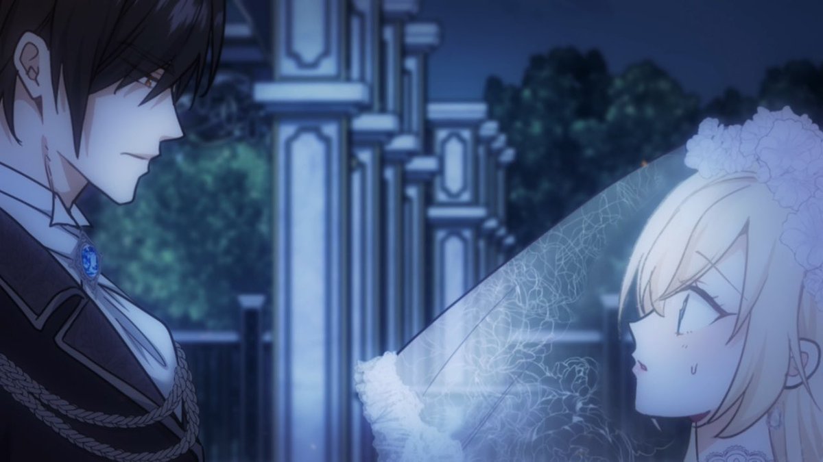yume_0430's tweet image. #陛下わたしを忘れてください #陛下アニメ
 １話
ルーニアは普通に綺麗なんだけど、なんでこんなに虐げられてるんだ？
お兄さんキモかった😱
ハーデュス様イケメンだった✨
ルーニアの花嫁姿も綺麗でした✨