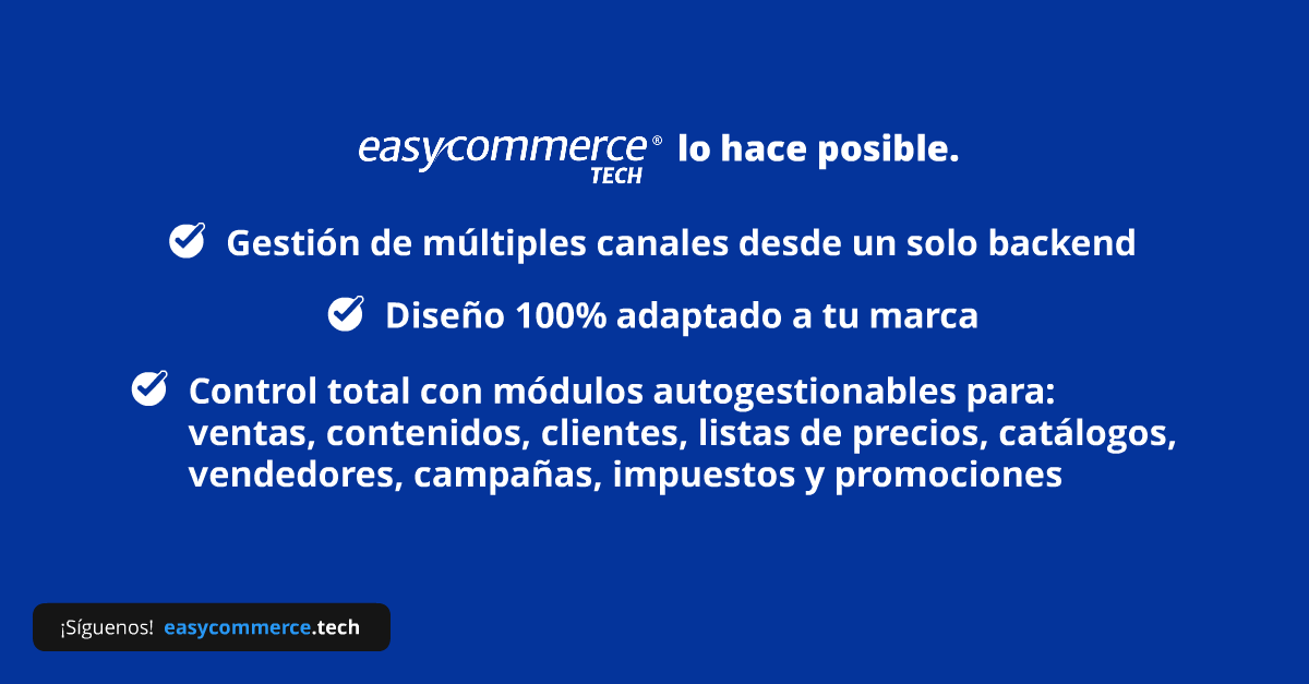 easycommercetec's tweet image. ¿Vendes a distribuidores y también al cliente final?
Entonces ya sabes que el modelo #B2B2C es clave para escalar sin perder el control.
Tu modelo ya está claro. Ahora necesitas una plataforma que lo potencie: #easycommerce®.
👉easycommerce.tech