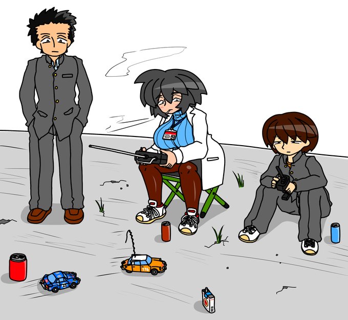 生徒とラジコンをする従子先生シリーズ 