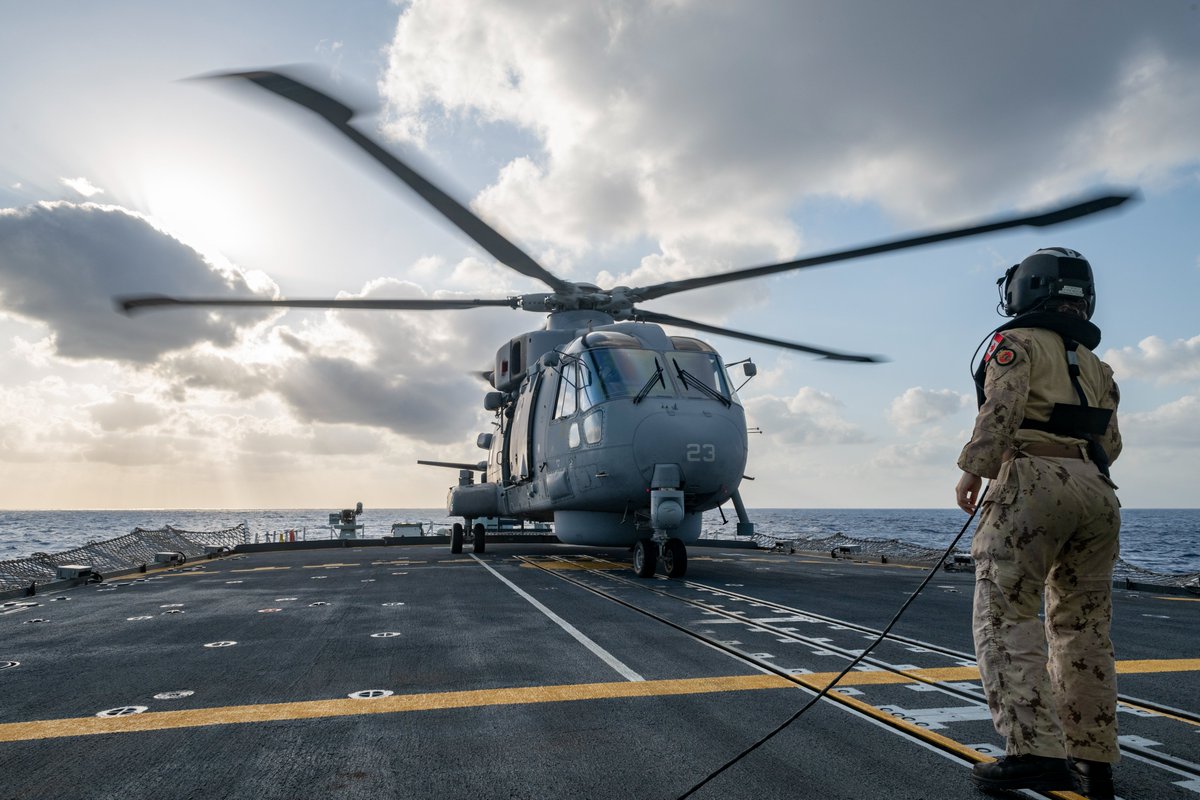 From sonobuoy deployment to system maintenance and NATO collaboration, #HMCSStJohns showcased excellence during #OpREASSURANCE.

#CAFOperations #CycloneHelicopter #CAF