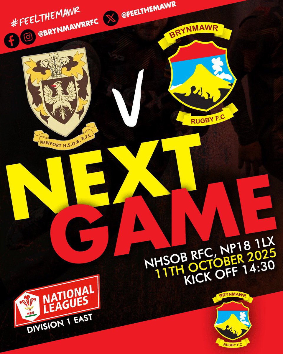 After a positive result Saturday we are back on the road to NHSOB.

We look forward to visiting Caerleon for the first time in many years. 

team news to follow later on in the week.
