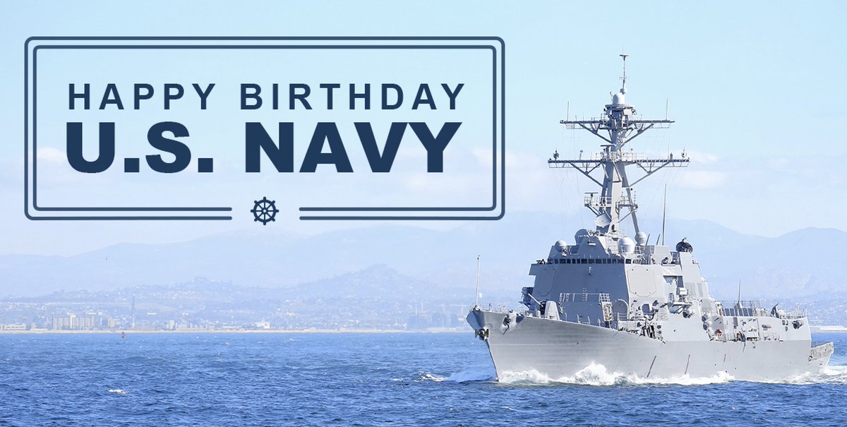 Happy 250th birthday to the U.S. Navy! <a href="/USNavy/">U.S. Navy</a>