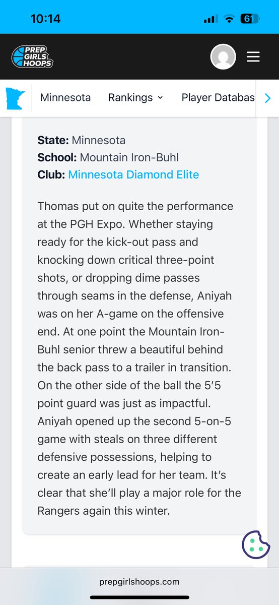 thomas2aniyah's tweet image. thank you @tonyragtime76 , @GMacHoops , and @AllyMcGinnis2 for the write up and for following me this summer!