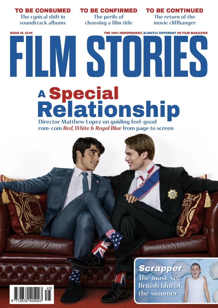 teamtaynick's tweet photo. Red, White & Royal Blue GIVEAWAY:

ONE (1) lucky winner will receive a copy of ‘Film Stories’ RWRB cover!

THREE (3) lucky winners with the generous donation from @nocontextJana will win bracelets, stickers and a RWRB laminate!

This is open internationally! We will select the winners by October 19th. Good luck 🎂❤️💙🤍

Rules:
⭐️ Must be 18+ 
⭐️ Follow @teamtaynick + retweet this post