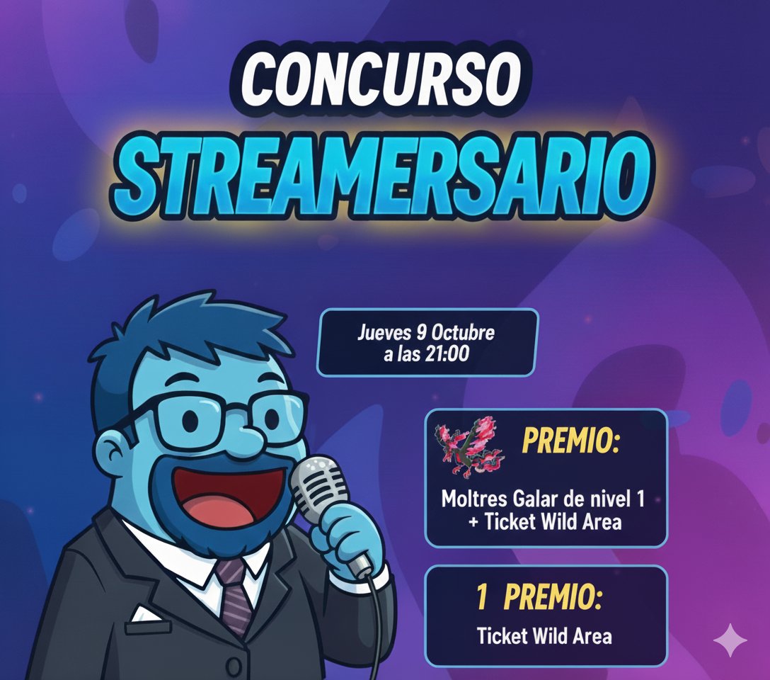🎉CONCURSO STREAMERSARIO 4 añitoos🎉
Nos vemos este jueves!