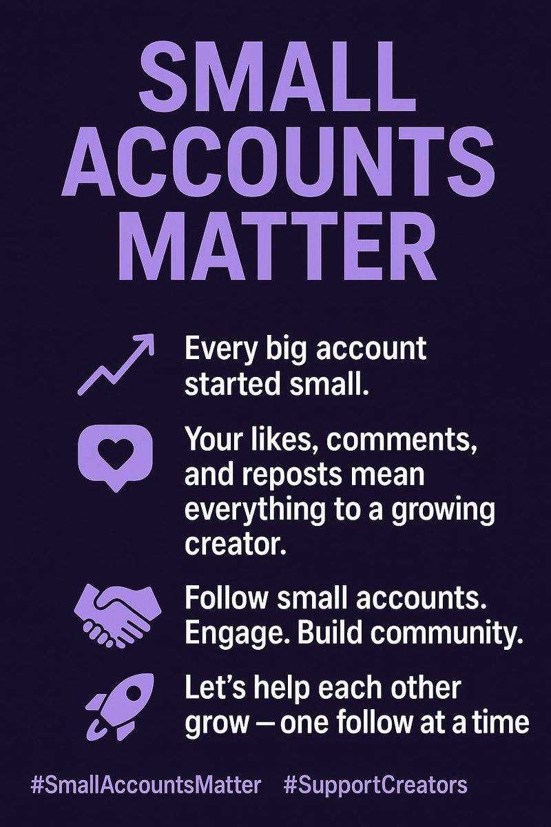 Tobii_loba's tweet image. #SmallAccountsMatter