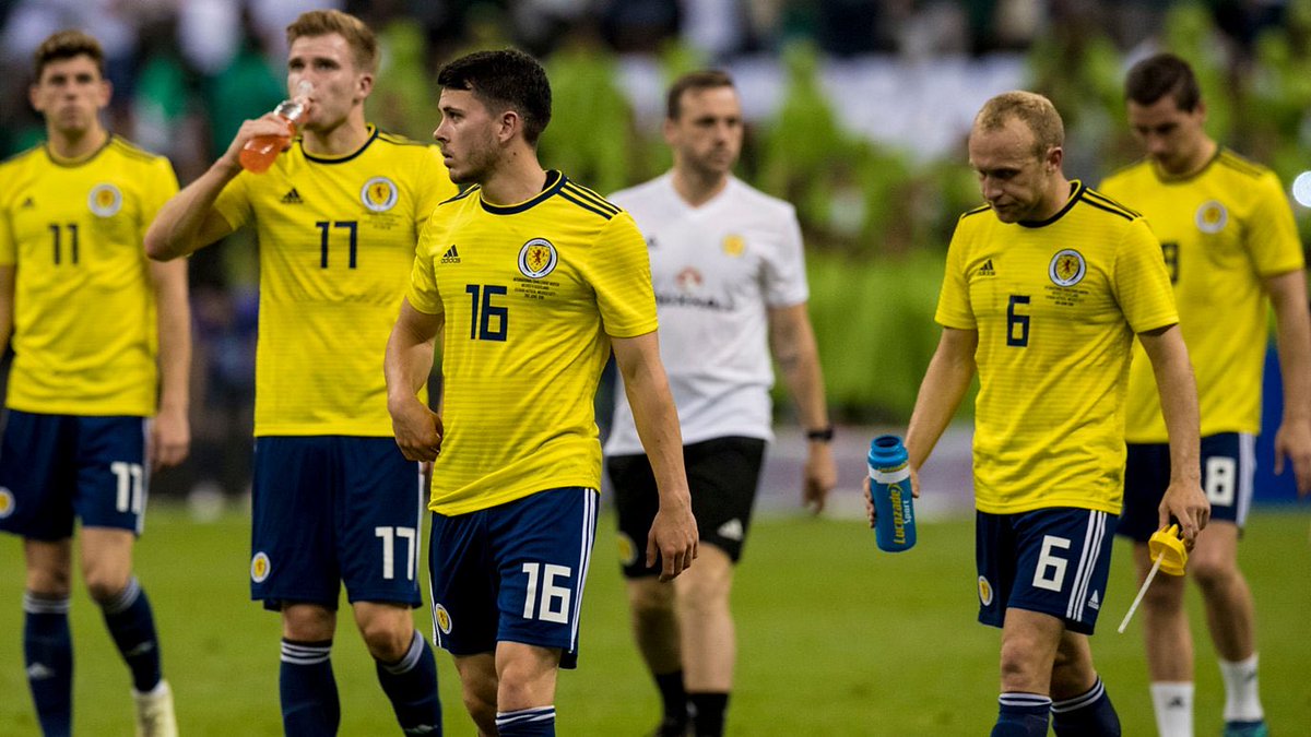 Scotland 🏴󠁧󠁢󠁳󠁣󠁴󠁿 away 2017/18 match issued chris cadden vs Mexico 🇲🇽 in a friendly match