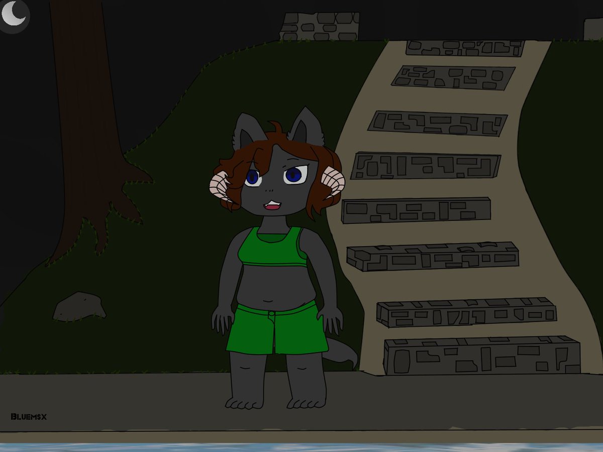 BlueMSX_'s tweet image. Moonlit Night