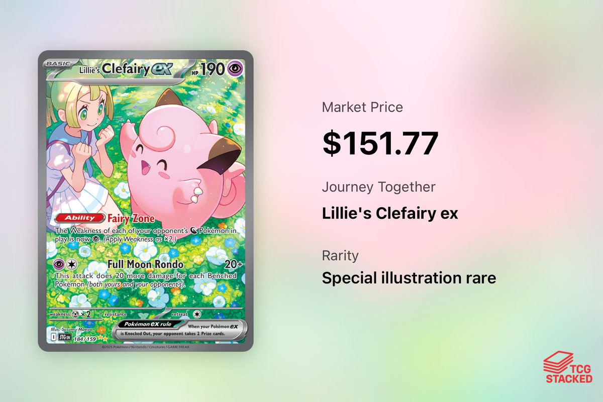 TCGStacked's tweet image. Day 35 - Here are some of the top Clefairy cards in all of Pokemon. 

If I missed your favorite Clefairy card, let me know in the comments!