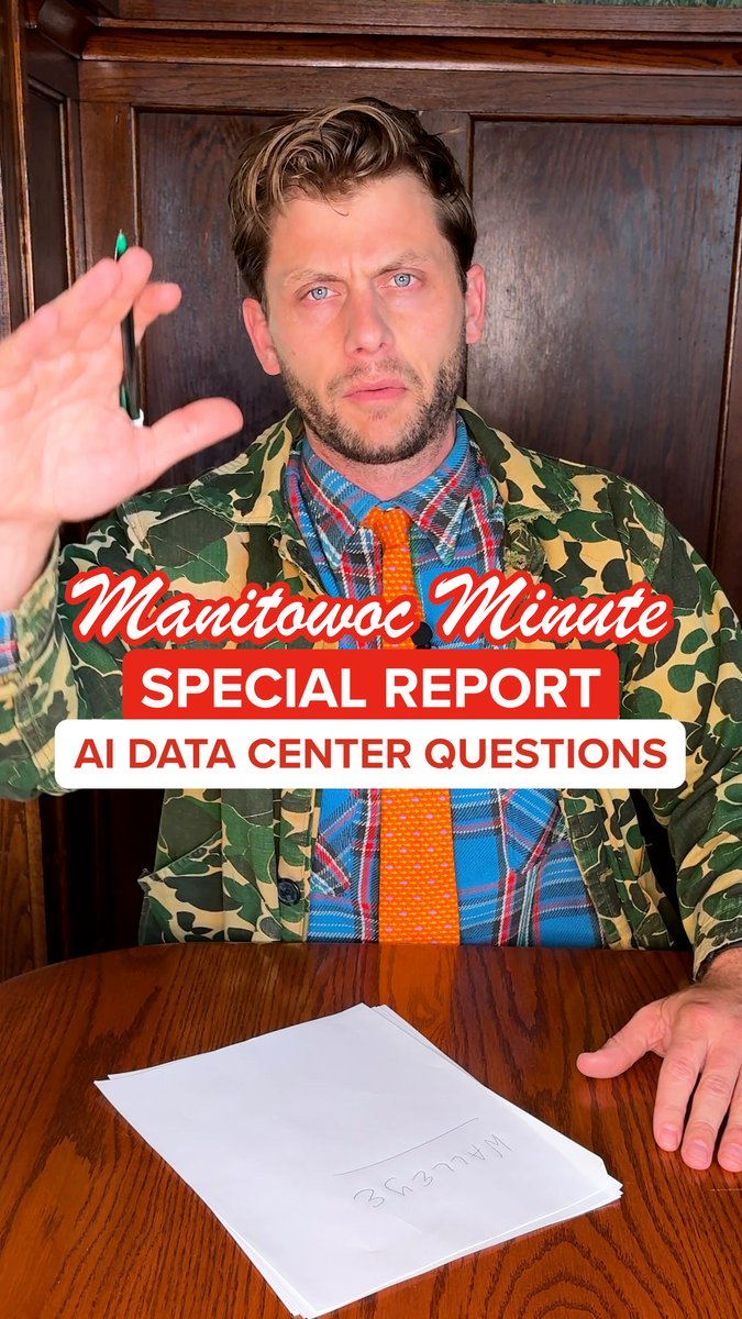 AI data center questions on this week's <a href="/ManitowocMinute/">Manitowoc Minute</a> special report 🤖

youtube.com/shorts/jPqUIkT…