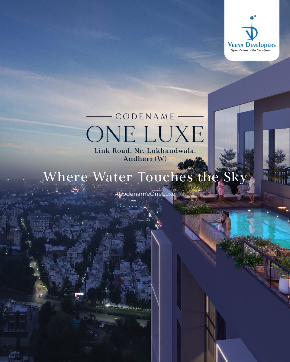 veena_developer's tweet image. When infinity meets elevation, luxury becomes a breathtaking experience. A rooftop masterpiece that blurs the line between the skyline and your lifestyle.

🔗veenadevelopers.com/all-projects/r…

#BeyondImagination #ElegantHomes #AndheriWest #VeenaDevelopers #LuxuryLifestyle #SkylineLiving