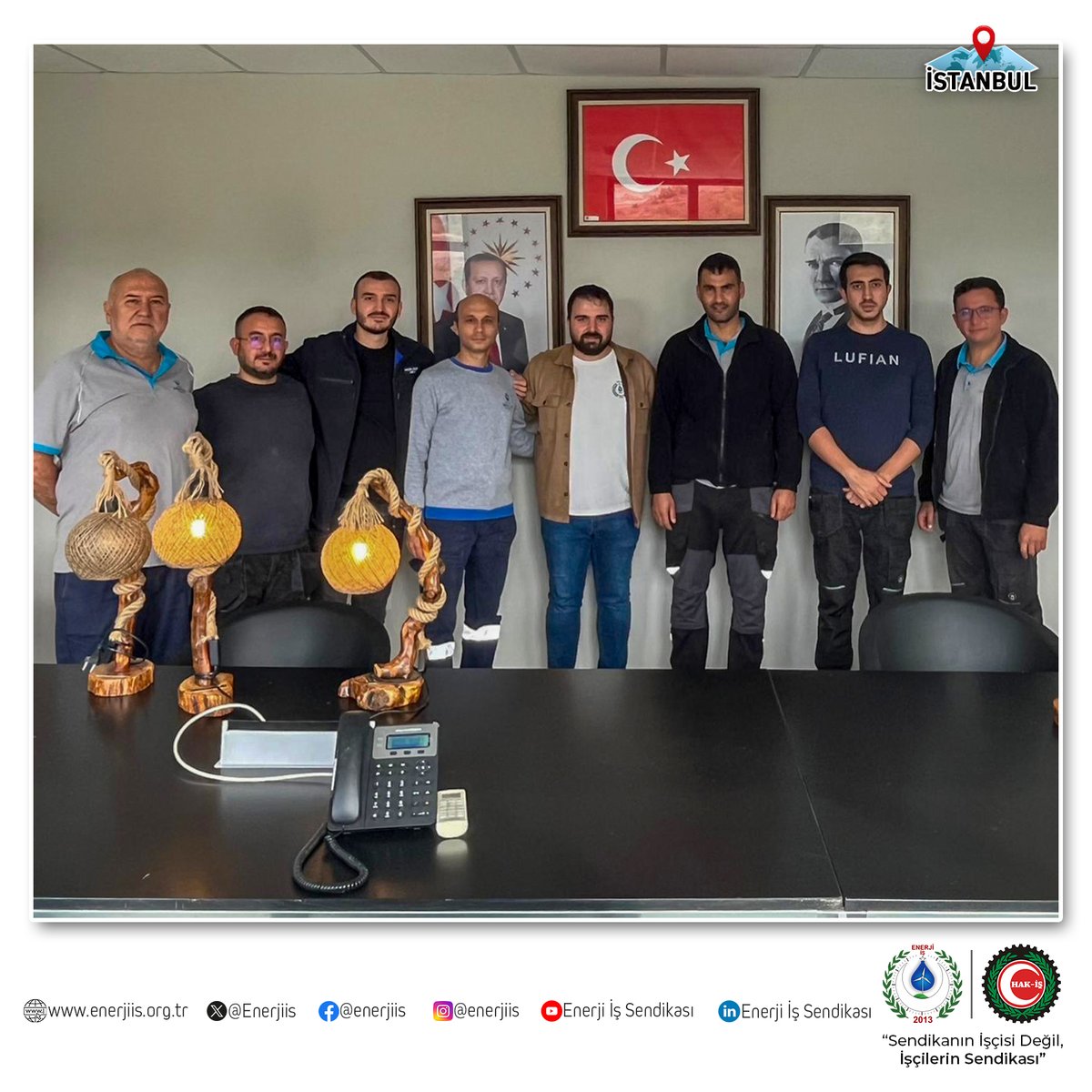 Enerjiis's tweet photo. Sendikamızın Genel Merkez Teşkilatı tarafından İstanbul Silivri’de bulunan Rhg Enertürk Enerji Üretim ve Ticaret A.Ş.' ye bağlı Çanta RES’ e ziyarette bulunuldu. Toplantımızda, kıymetli üyelerimizle gelecek dönemlere ilişkin istişarelerde bulunuldu. Bizleri iş yerlerinde ağırlayan üyelerimize teşekkür ediyor, çalışmalarında kolaylıklar diliyoruz.

@rhgenerturk  

#enerjiişsendikası #sendikanınişçisideğil #işçilerinsendikası #rghenertürk #sendikalçalışma #sendika #istanbul