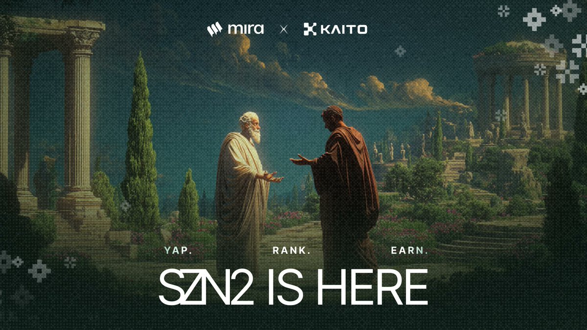 0xKrisfi's tweet image. I believe Season 2 will be tougher than the first.

The allocation drops from 0.4% to just 0.1%, and this time we’re in a post-TGE phase, now it’s about who really sticks with the project.

1M $MIRA (~$600K) is on the line. The leaderboard has reset. Everyone starts from zero.…