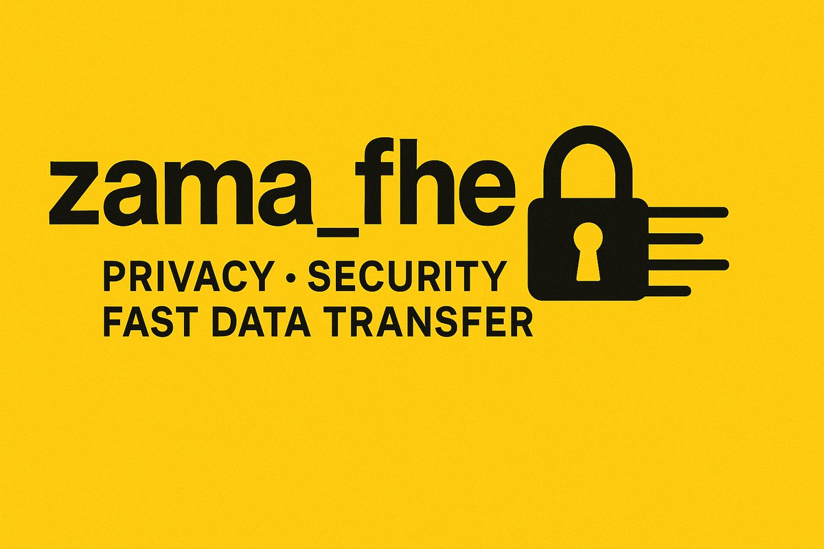 Reex_sol's tweet image. Building onchain has always meant choosing between transparency and privacy  but Zama is showing it’s possible to have both.

@zama_fhe is an open-source cryptography company developing Fully Homomorphic Encryption (FHE), a technology that allows computations on encrypted data…
