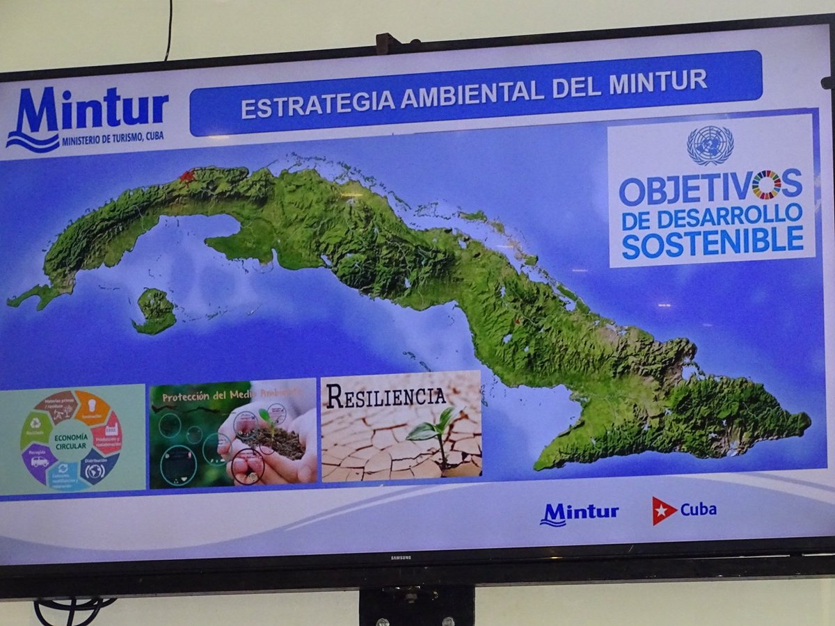 Sobre el informe de los resultados del <a href="/MinturCuba/">Ministerio Turismo</a> en la #TareaVida los participantes insisten en la necesidad de priorizar en los planes de adaptación al #CambioClimático y reducir los consumos de agua en las instalaciones turísticas para preservar ese recurso <a href="/citmacuba/">Ministerio de Ciencia, Tecnología y Medio Ambiente</a>