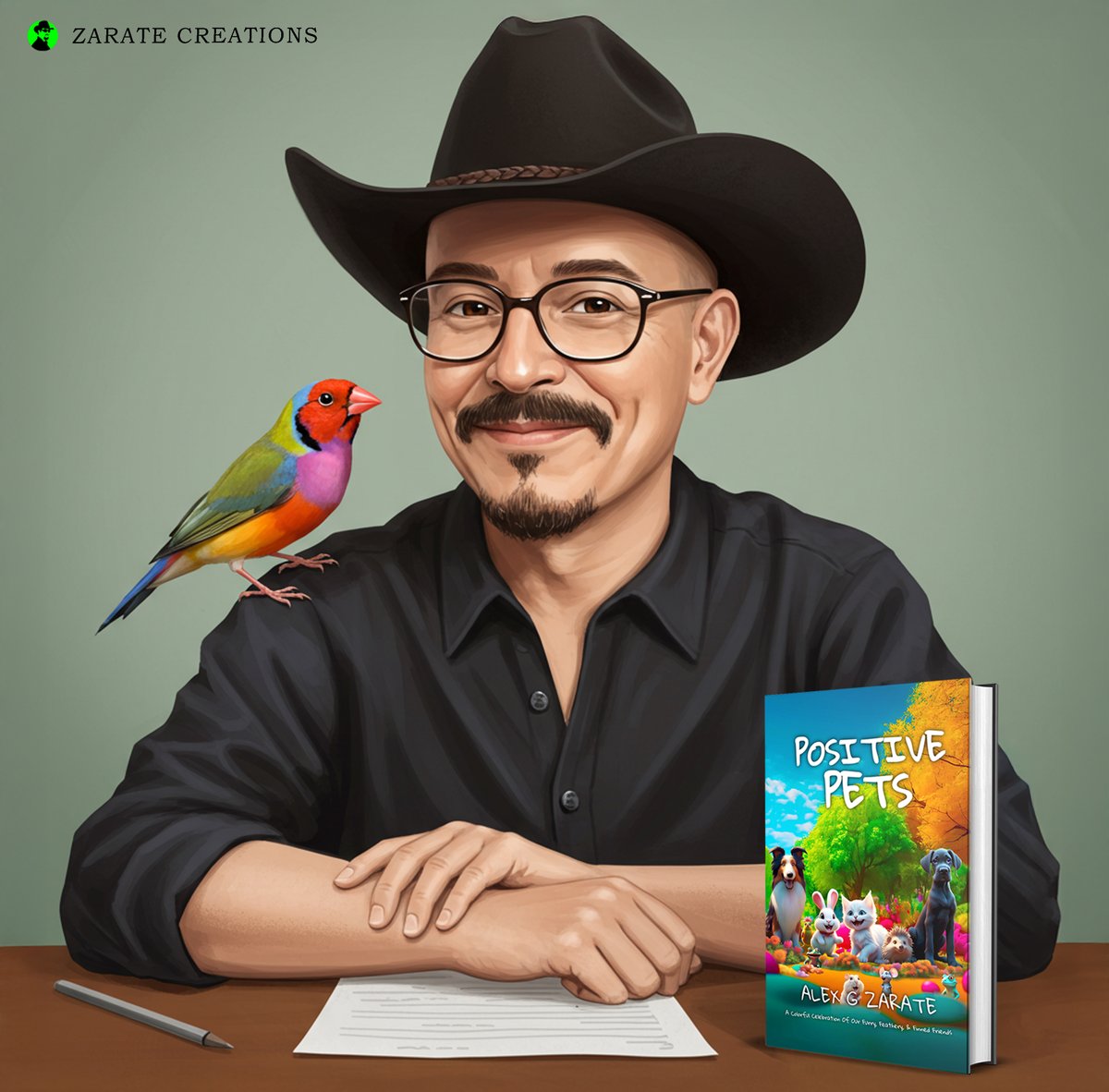 ZarateCreations's tweet photo. Finches fluttered reviews directly into my ear. Short, sweet, and chirpy!

https://t.co/6Lt5tZfzvH

#PositivePets #FinchFans #ZarateCreations #BirdBookworms https://t.co/lE7GcPI6u7