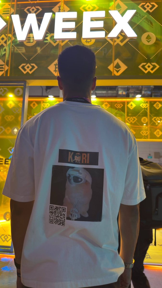 presidentpush's tweet photo. Visiting @WEEX_Official booth during @token2049 last week with Kori!

Wonder where Kori will visit next......... https://t.co/q81ZIxlt3p