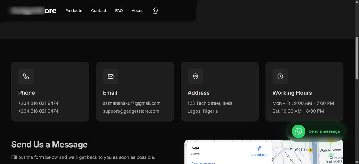AdemolaSalman's tweet image. Working on an e-commerce platform for a gadget store. Still a work in progress but it’s coming together nicely.
Stay turned! 😎
#ecommerce #WIP #development #store